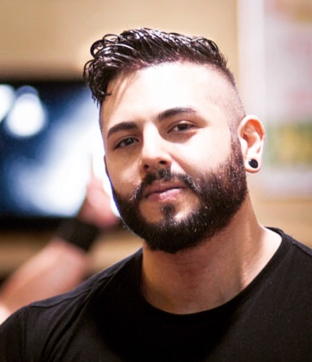 Staff member Gabriel Franco